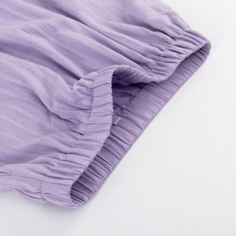 Yselia - Ensemble Décontracté Chemise et Shorts Légers