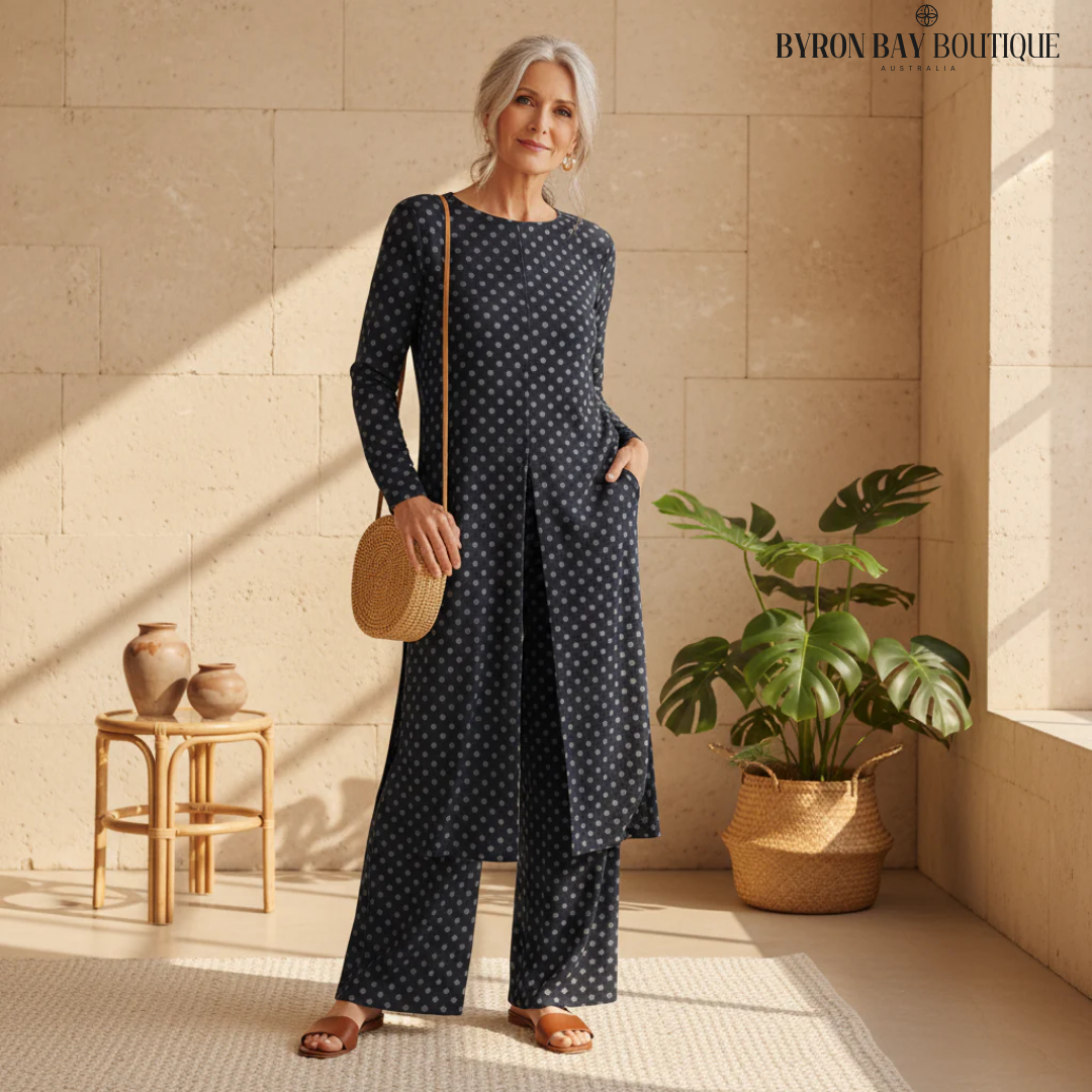 Marcella - Ensemble Élégant à Pois