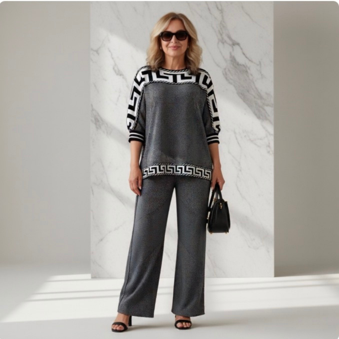 Vintage Sara™ Set – Votre Look Élégant et Polyvalent pour Toutes Occasions