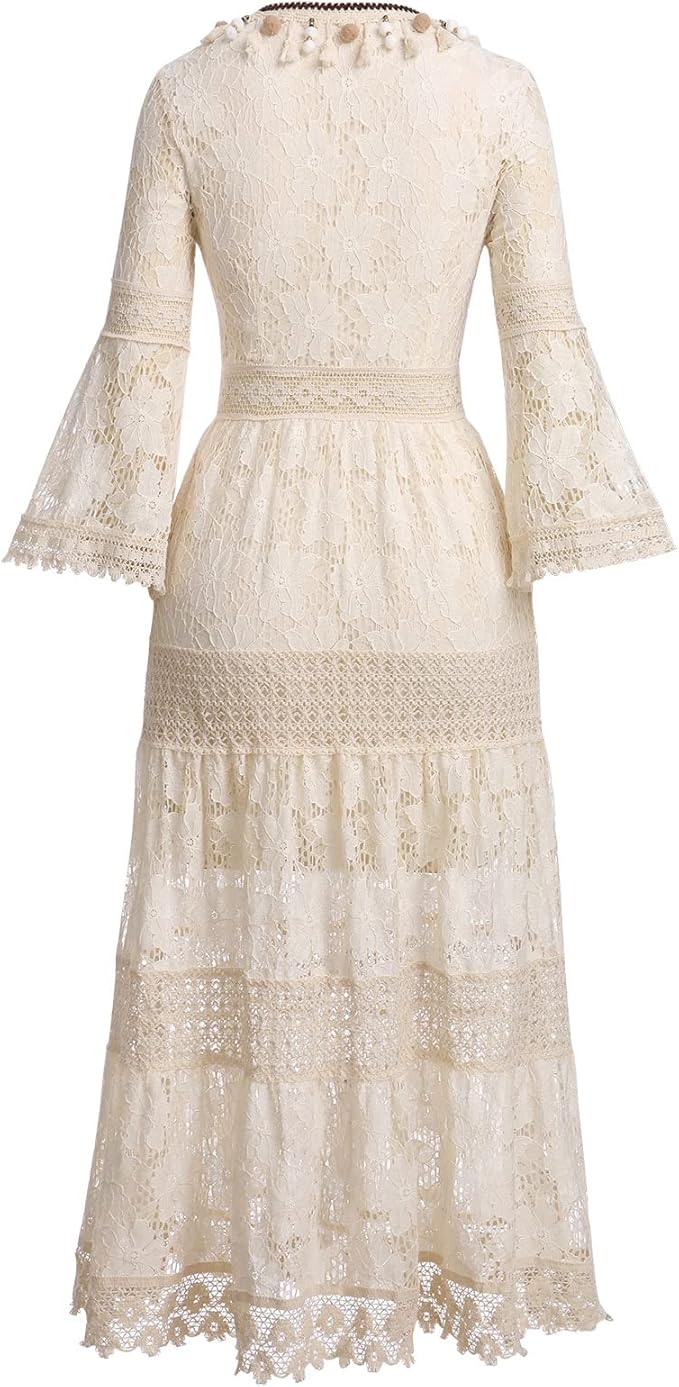 Amary - Robe Boho en Dentelle
