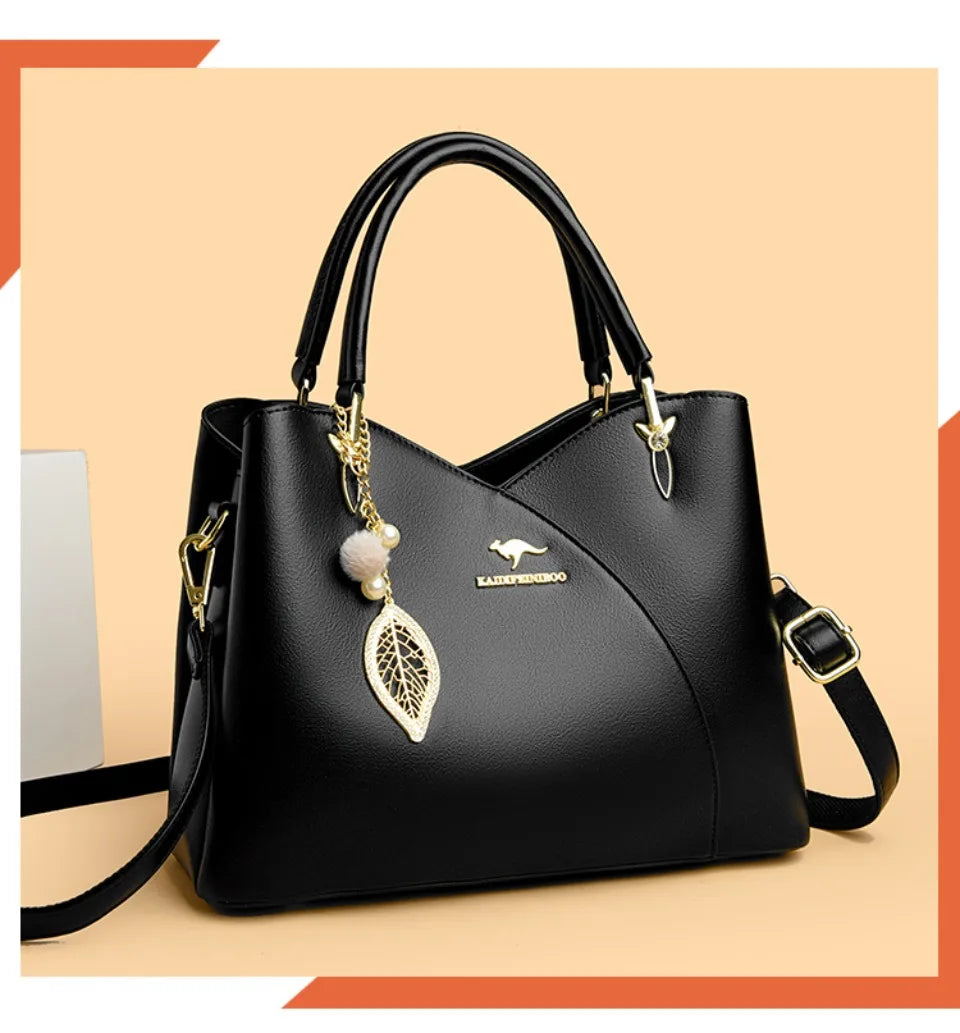 FELINA | BLACK SHOULDER BAG