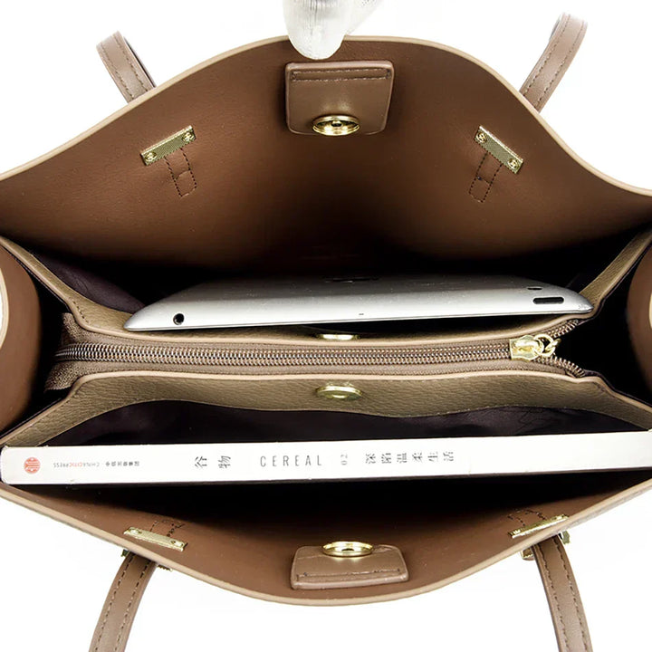 LIVA | SPACIOUS LEATHER-LOOK BAG