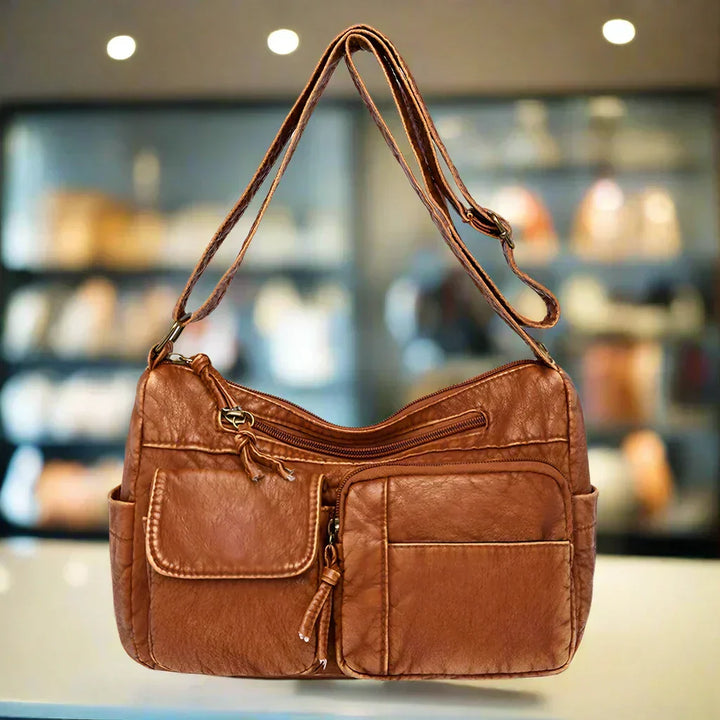 LYKKE | VINTAGE LEATHER SHOULDER BAG