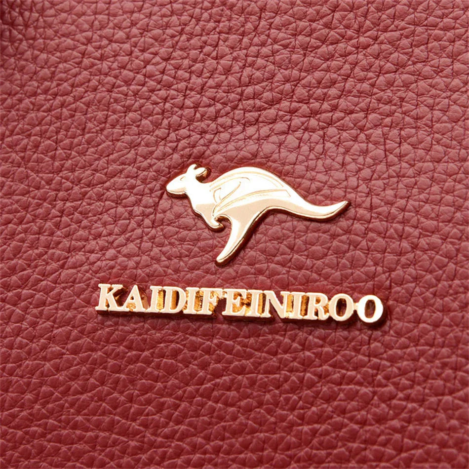 MARIA | BURGUNDY HANDBAG