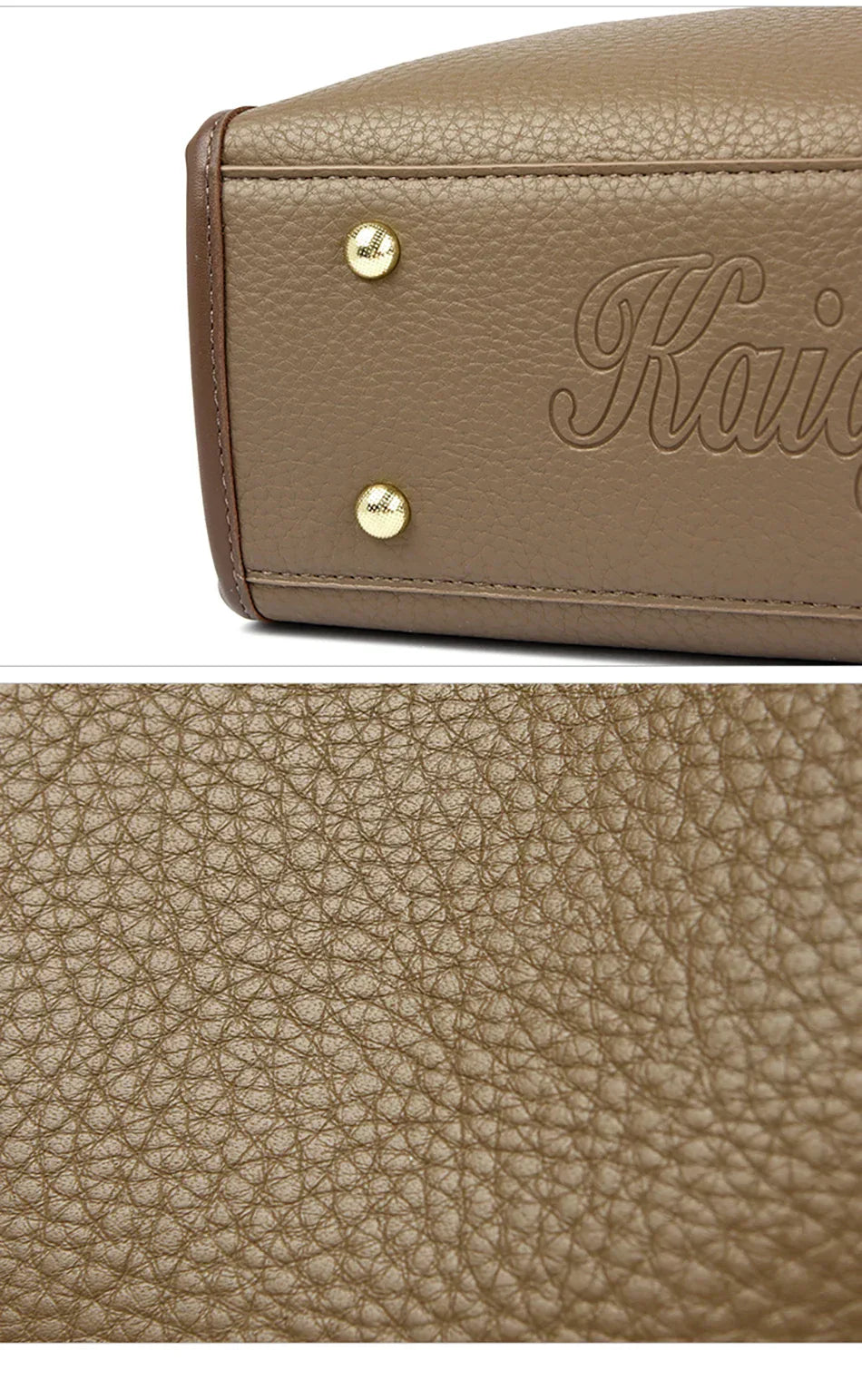 LIVA | SPACIOUS LEATHER-LOOK BAG