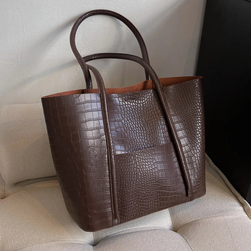 Betina™ - Sac à bandoulière en cuir croc