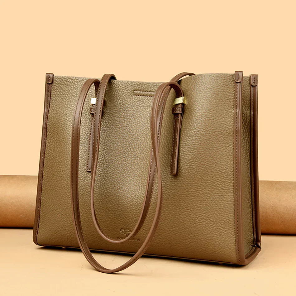 LIVA | SPACIOUS LEATHER-LOOK BAG