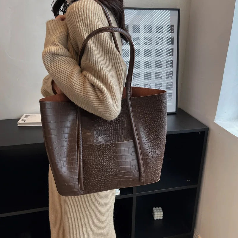 Betina™ - Sac à bandoulière en cuir croc