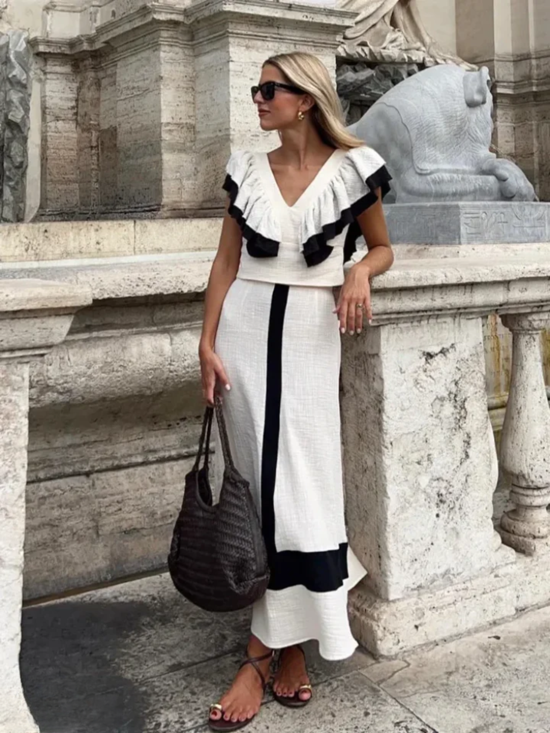 Maya - Élégant Ensemble Deux Pièces