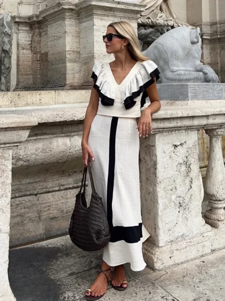 Maya - Élégant Ensemble Deux Pièces