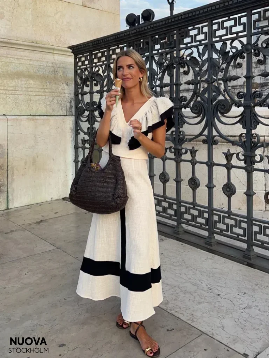 Maya - Élégant Ensemble Deux Pièces