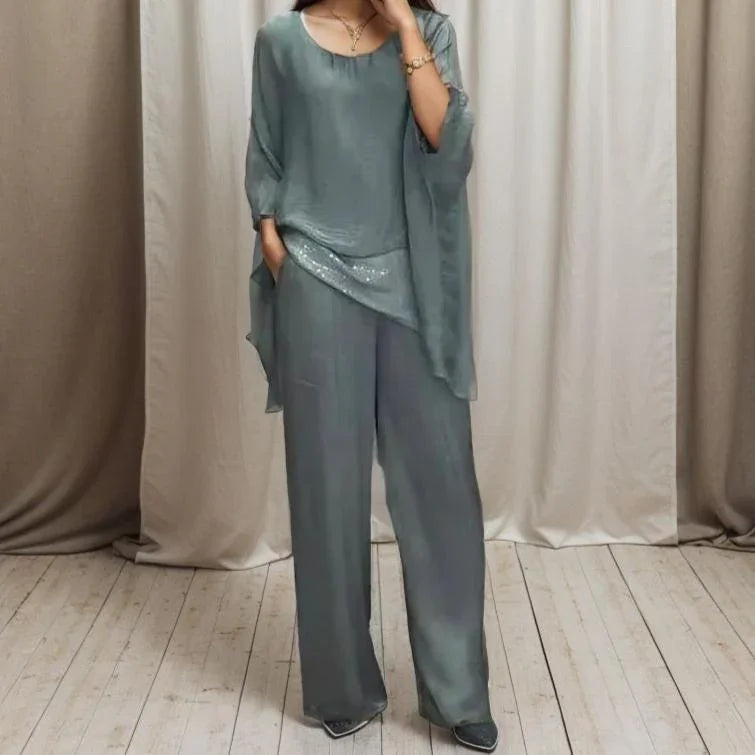 Ensemble Lumina™ à Coupe Fluide et Éléments Brillants