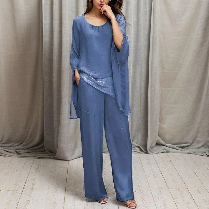 Ensemble Lumina™ à Coupe Fluide et Éléments Brillants