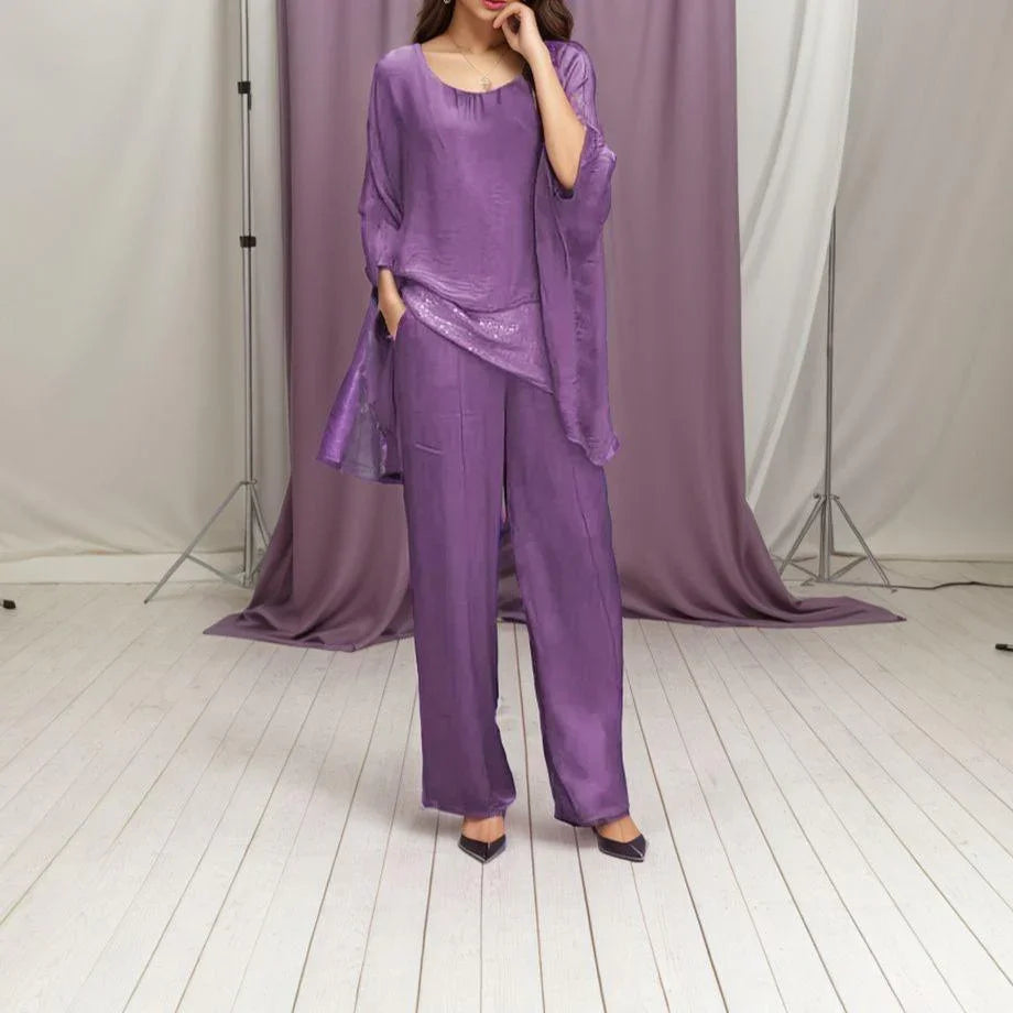 Ensemble Lumina™ à Coupe Fluide et Éléments Brillants