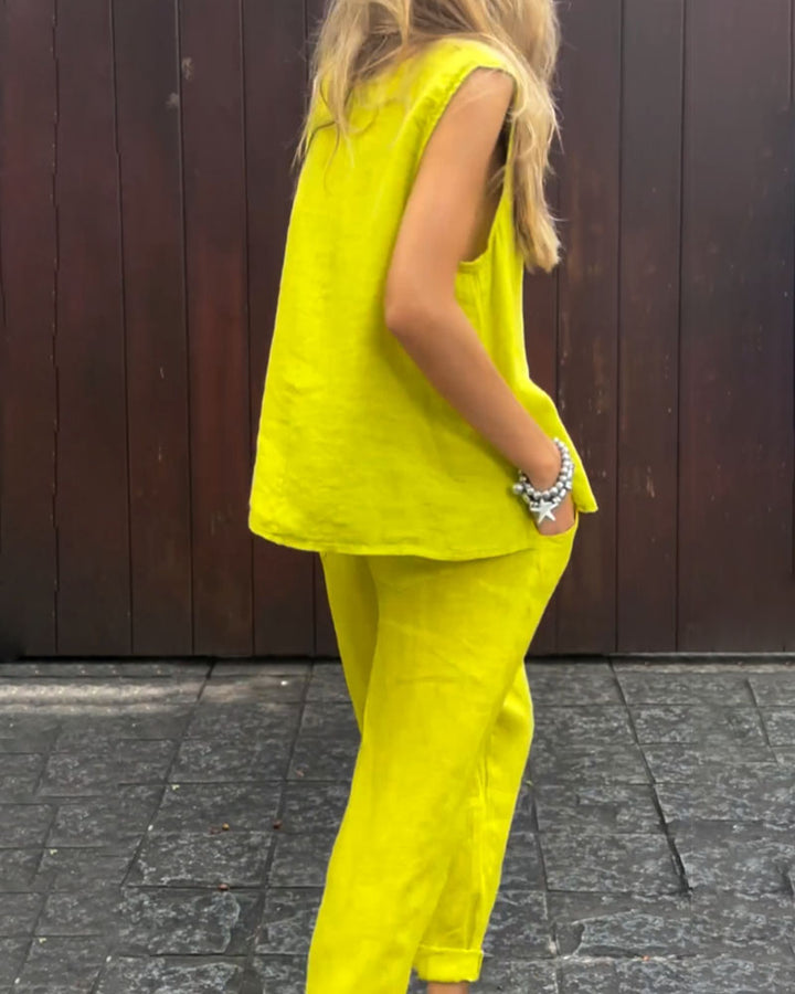 Zenneth - Ensemble Casual à Deux Pièces