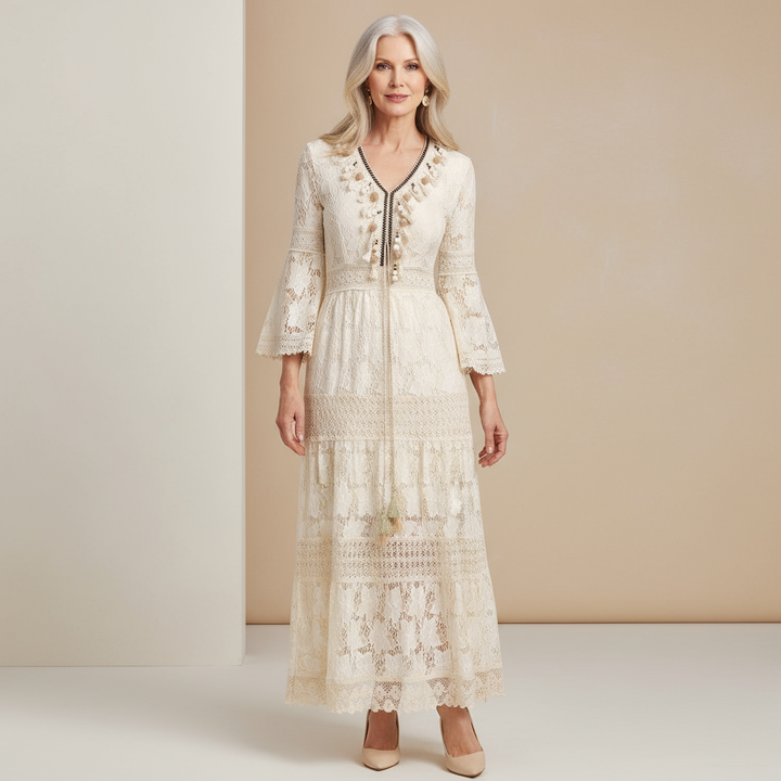 Amary - Robe Boho en Dentelle