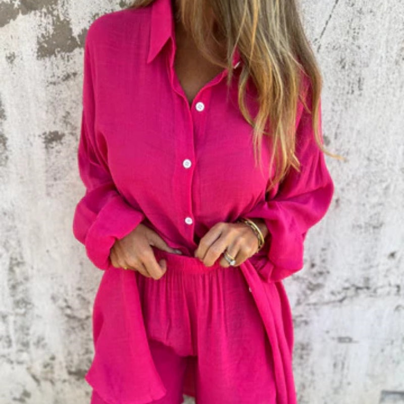 Lyrie - Casual Polo Ensemble