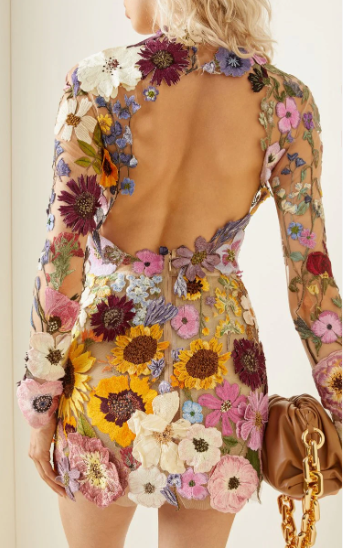 Robe 3D à Motif Floral pour Femmes | Élégante, Féminine et Envoûtante