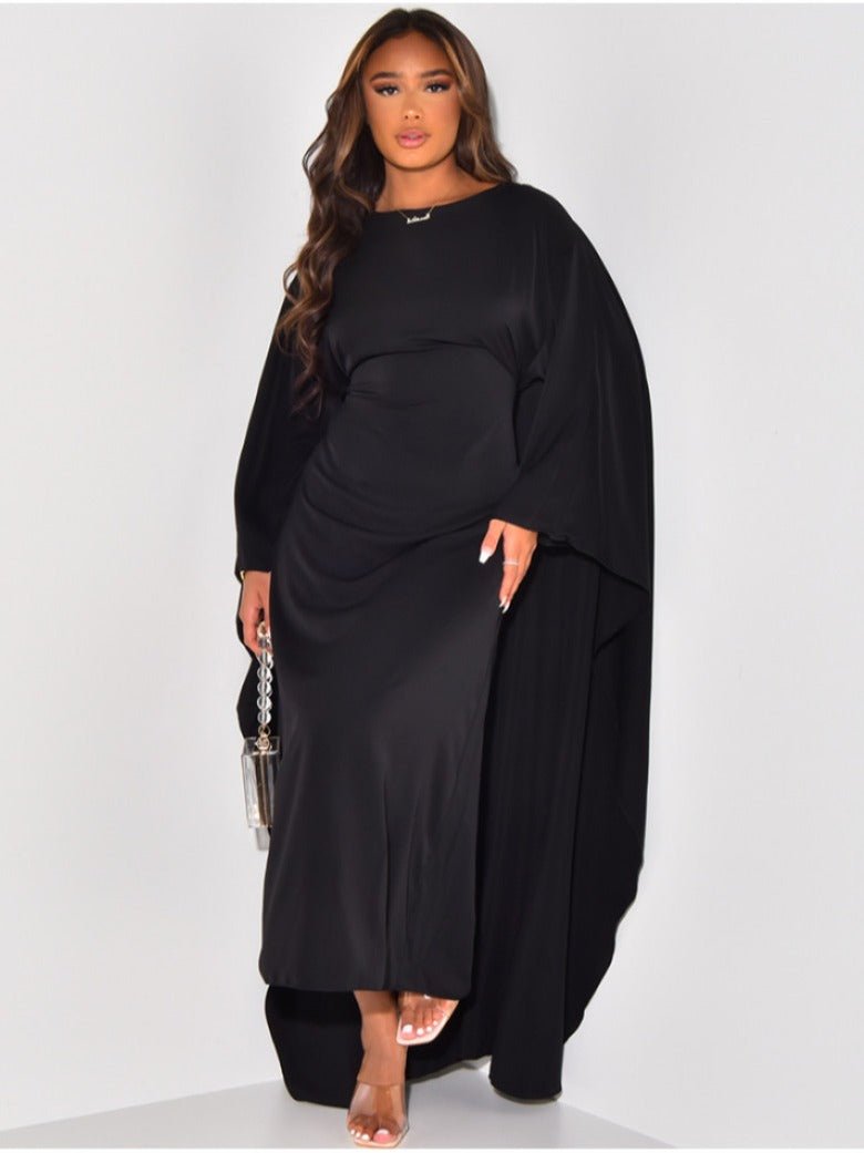 Robe Maxi Cape Femme - Coupe Élégante pour Toutes les Occasions