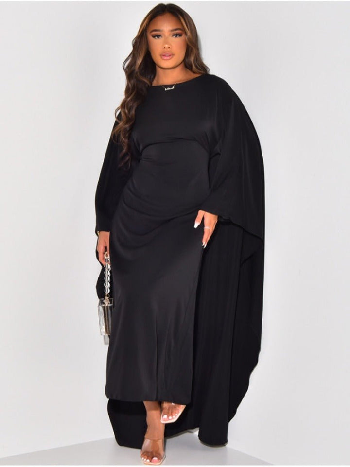 Robe Maxi Cape Femme - Coupe Élégante pour Toutes les Occasions