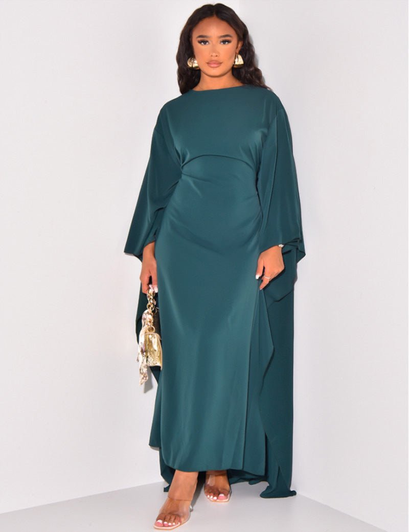 Robe Maxi Cape Femme - Coupe Élégante pour Toutes les Occasions