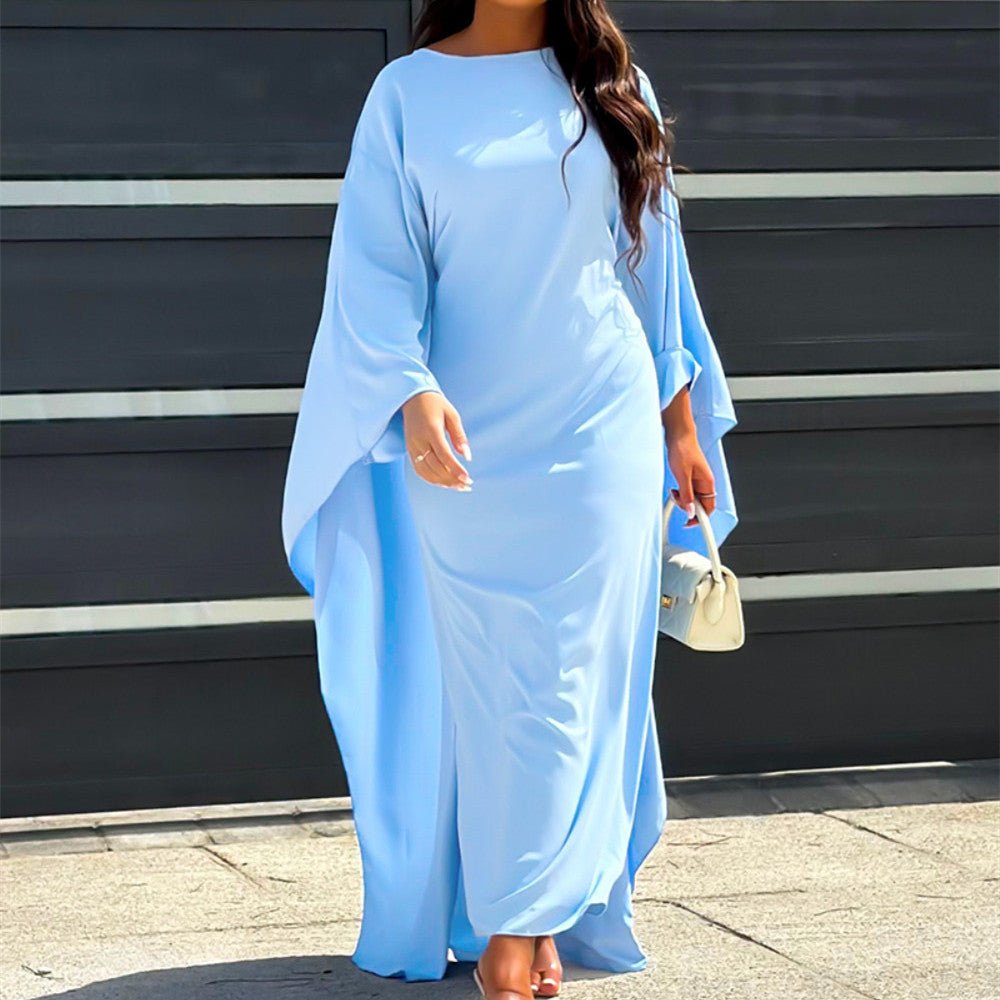 Robe Maxi Cape Femme - Coupe Élégante pour Toutes les Occasions