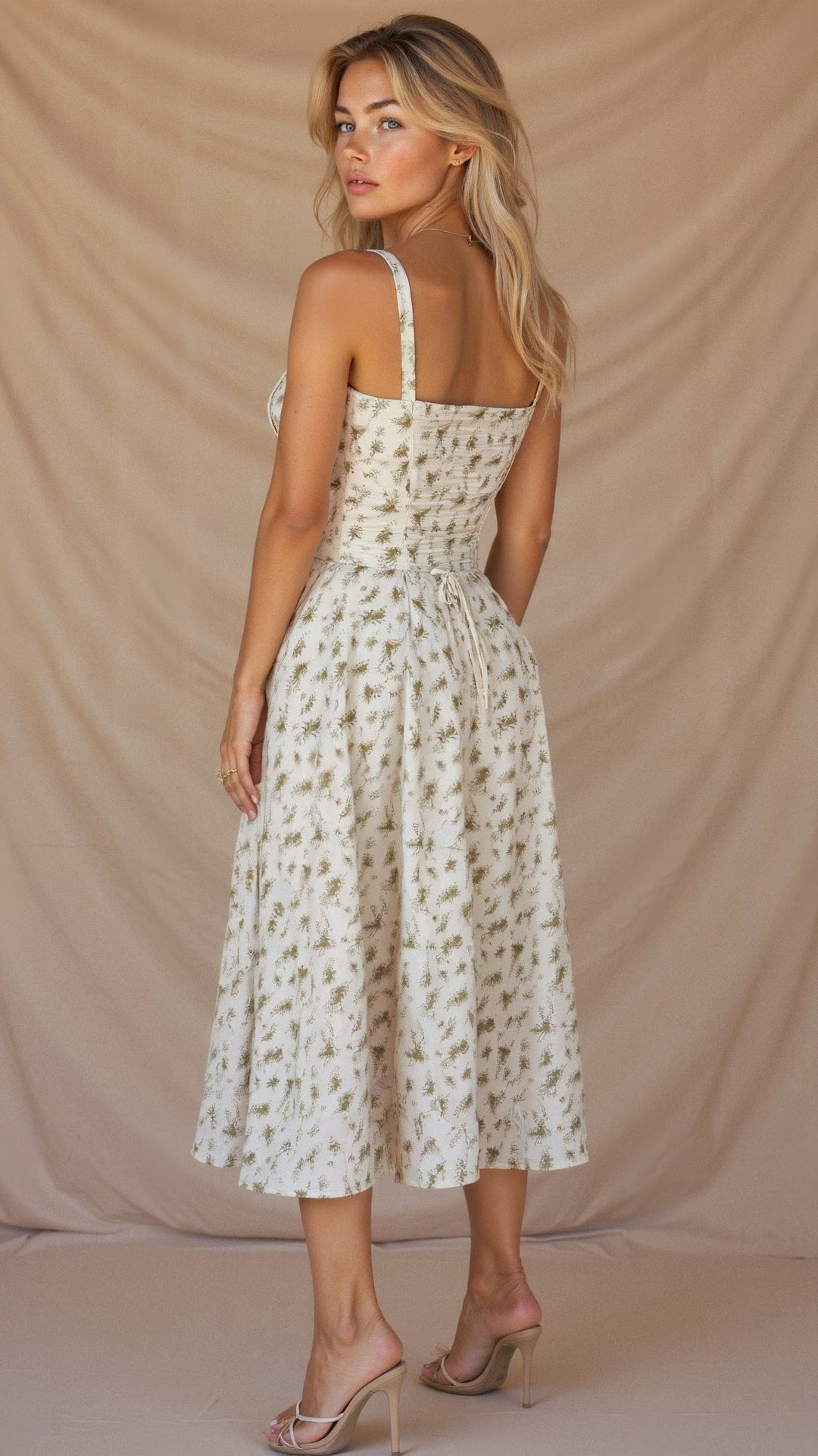 Robe Midi Corset Femme – Élégance Féminine et Charme Sans Effort