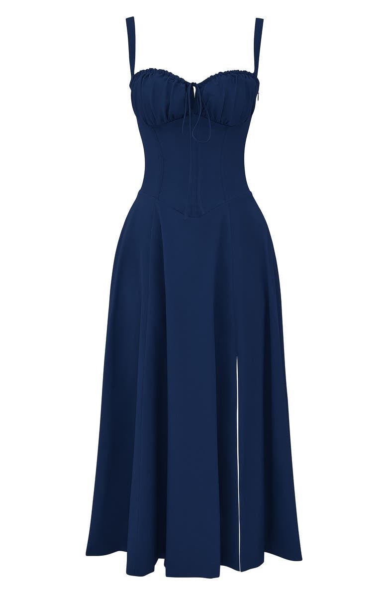Robe Midi Corset Femme – Élégance Féminine et Charme Sans Effort