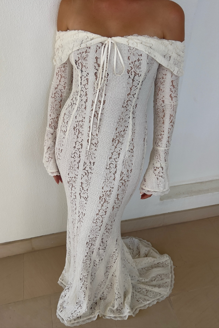 Robe Maxi en Dentelle pour Femmes | Élégante, Féminine et Classique